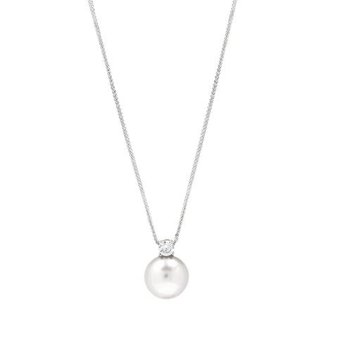 Timeless Kate Zirconia Pearl Pendant Necklace - Perfect Daily Wear